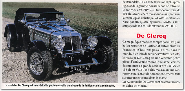 Article Auto-Journal DE CLERCQ P47A n495